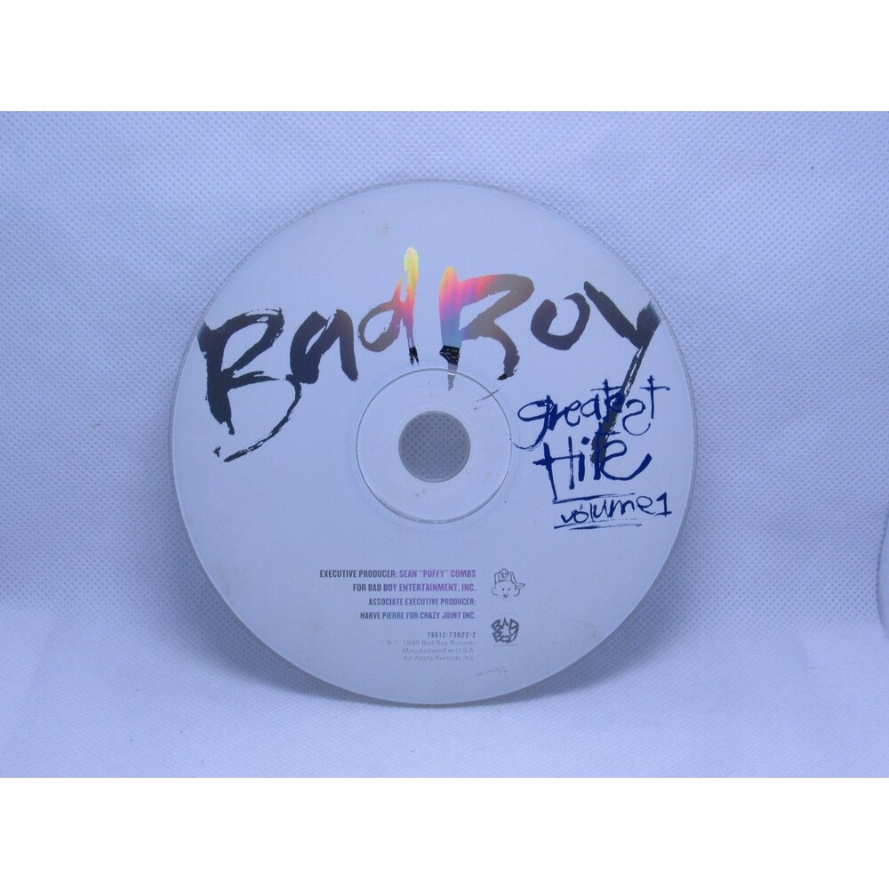Bad Boy's Greatest Hits Volume 1 CD 1998 Hip Hop R&B Bad Boy Records